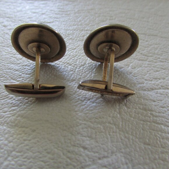 Roman Soldier Centurion Head Cameo Cufflinks - Vintage - Picture 5 of 8